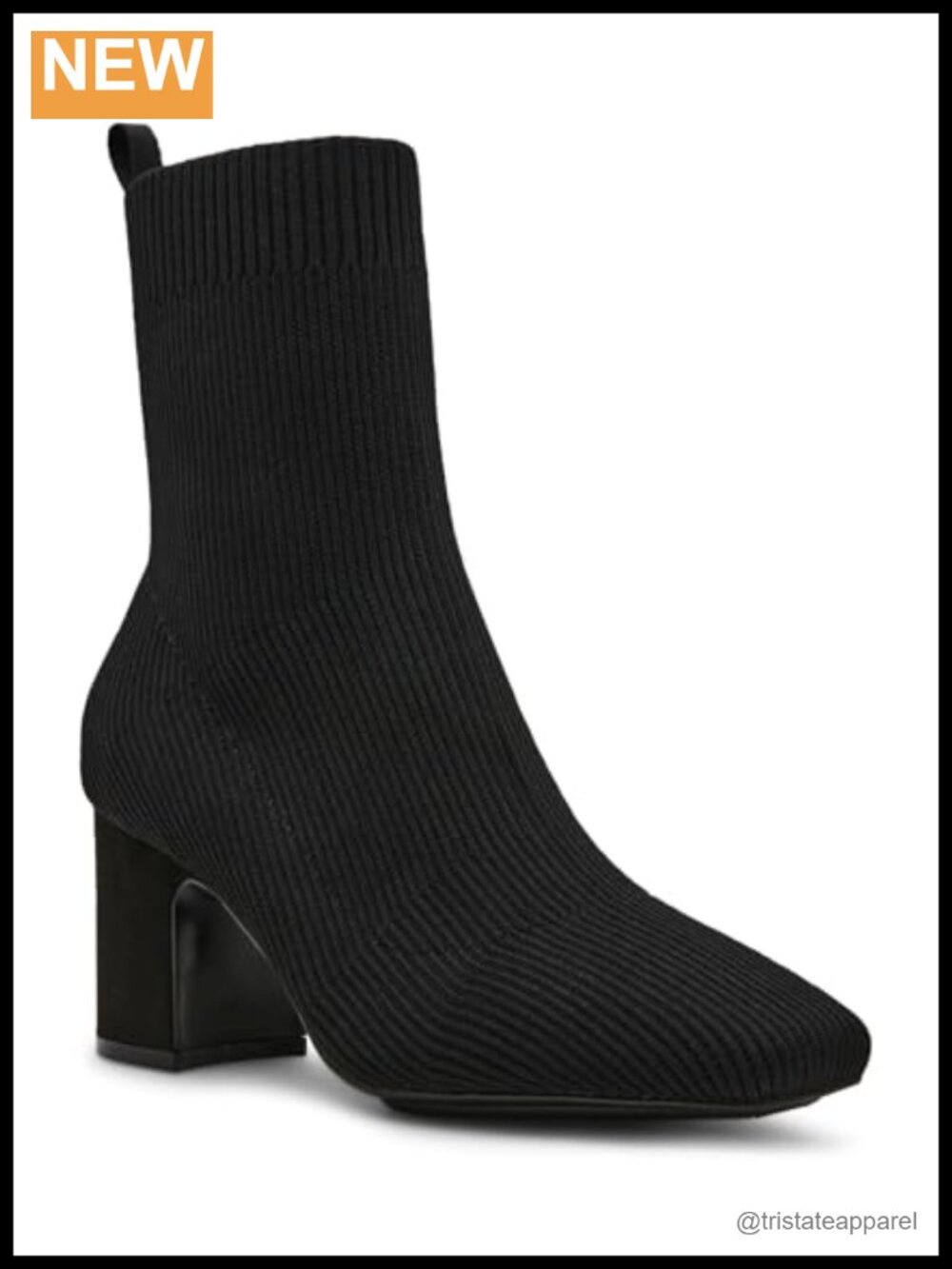 Ankle Bootie Block Heel Slip-On iFlex Technology